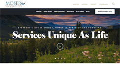 Desktop Screenshot of moserfuneralservice.com